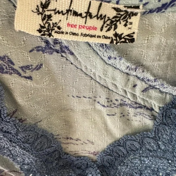 Free People Slip My Mind Printed Trapeze Dress - Picture 7 of 9